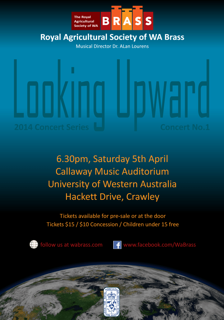Looking Upward Concert Flyer